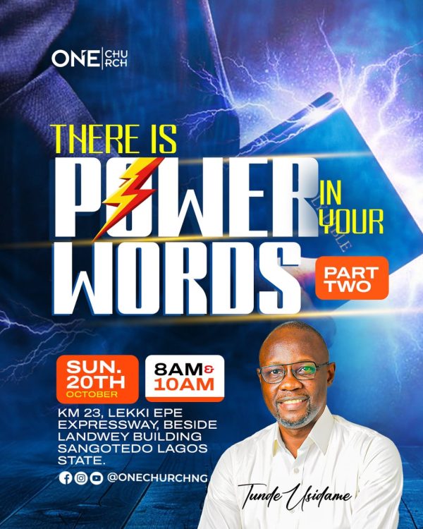 There Is Power in Your Words - Part 2 (PT) || 20th Oct 2024